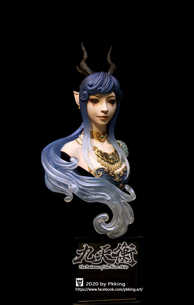 The Balance of the Nine Skies – The Beast of the East-Azure Dragon Bust